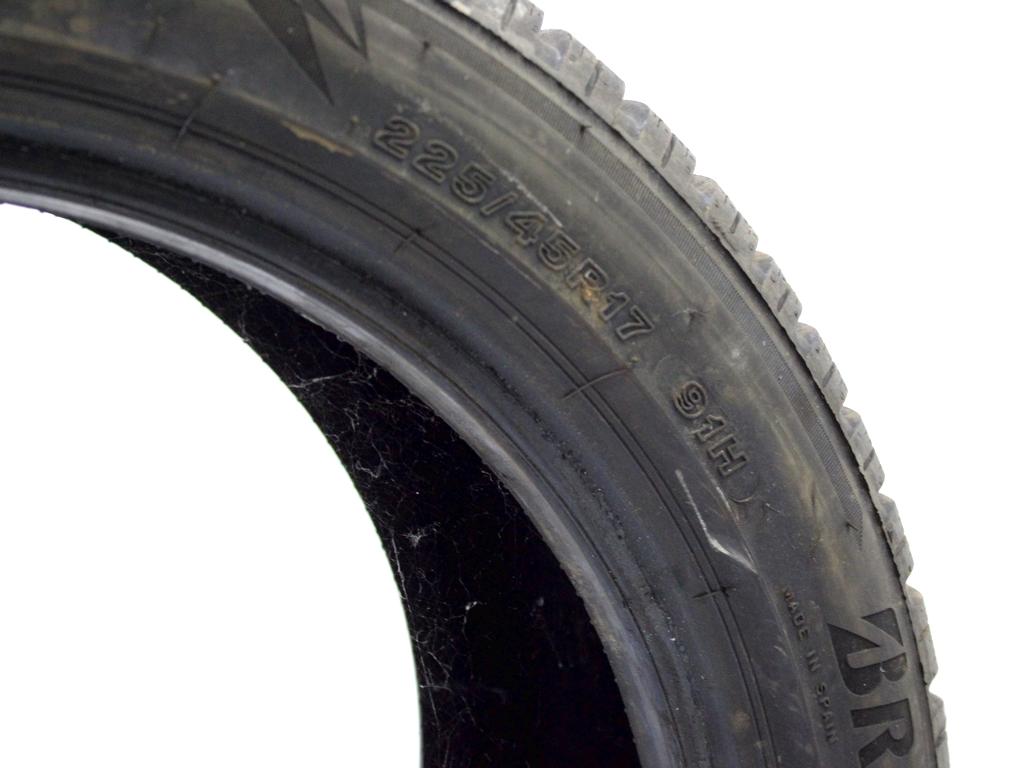 225/45 R17 91H BRIDGESTONE BLIZZAK LM005 7,73MM A4122 PNEUMATICO INVERNALE M+S (QUANTITA' 1 GOMMA)