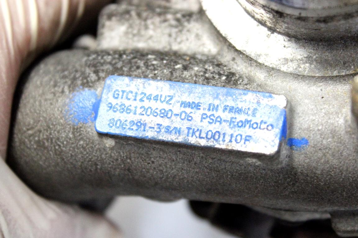 9686120680 TURBINA TURBOCOMPRESSORE CITROEN C5 SW 1.6 D 84KW 5M 5P (2015) RICAMBIO USATO