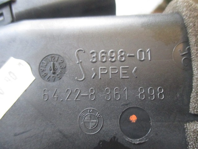 SALIDA DE AIRE OEM N. 8361989 PIEZAS DE COCHES USADOS BMW SERIE 3 E46 BER/SW/COUPE/CABRIO (1998 - 2001) DIESEL DESPLAZAMIENTO 20 ANOS 1999