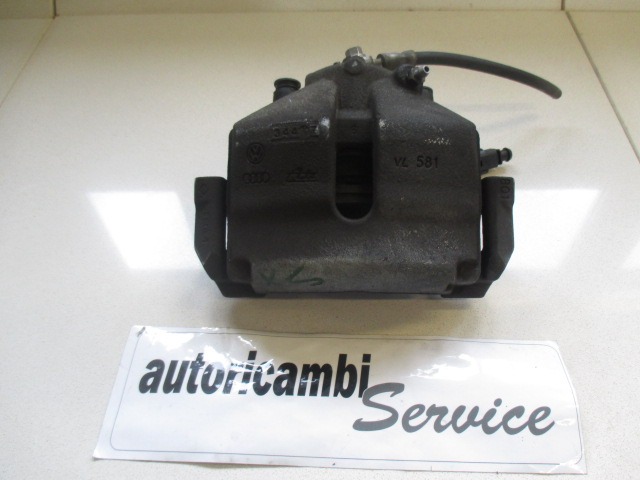 DELANTERO IZQUEIRDO DE FRENO OEM N. 1K0615123D PIEZAS DE COCHES USADOS AUDI A3 8P 8PA 8P1 (2003 - 2008)DIESEL DESPLAZAMIENTO 20 ANOS 2008