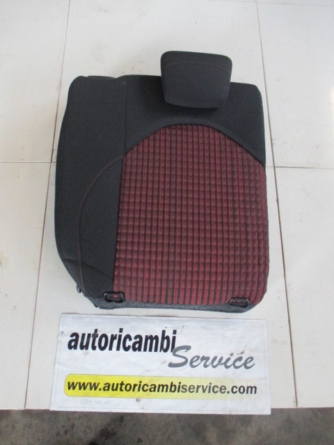 RESPALDO DEL ASIENTO TRASERO OEM N.  PIEZAS DE COCHES USADOS ALFA ROMEO MITO 955 (2008 - 2018) BENZINA DESPLAZAMIENTO 14 ANOS 2009