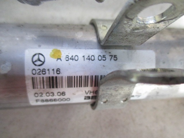 REFRIGERADOR DEL GAS DE ESCAPE OEM N. A6401400575 PIEZAS DE COCHES USADOS MERCEDES CLASSE A W169 5P C169 3P (2004 - 04/2008) DIESEL DESPLAZAMIENTO 20 ANOS 2006